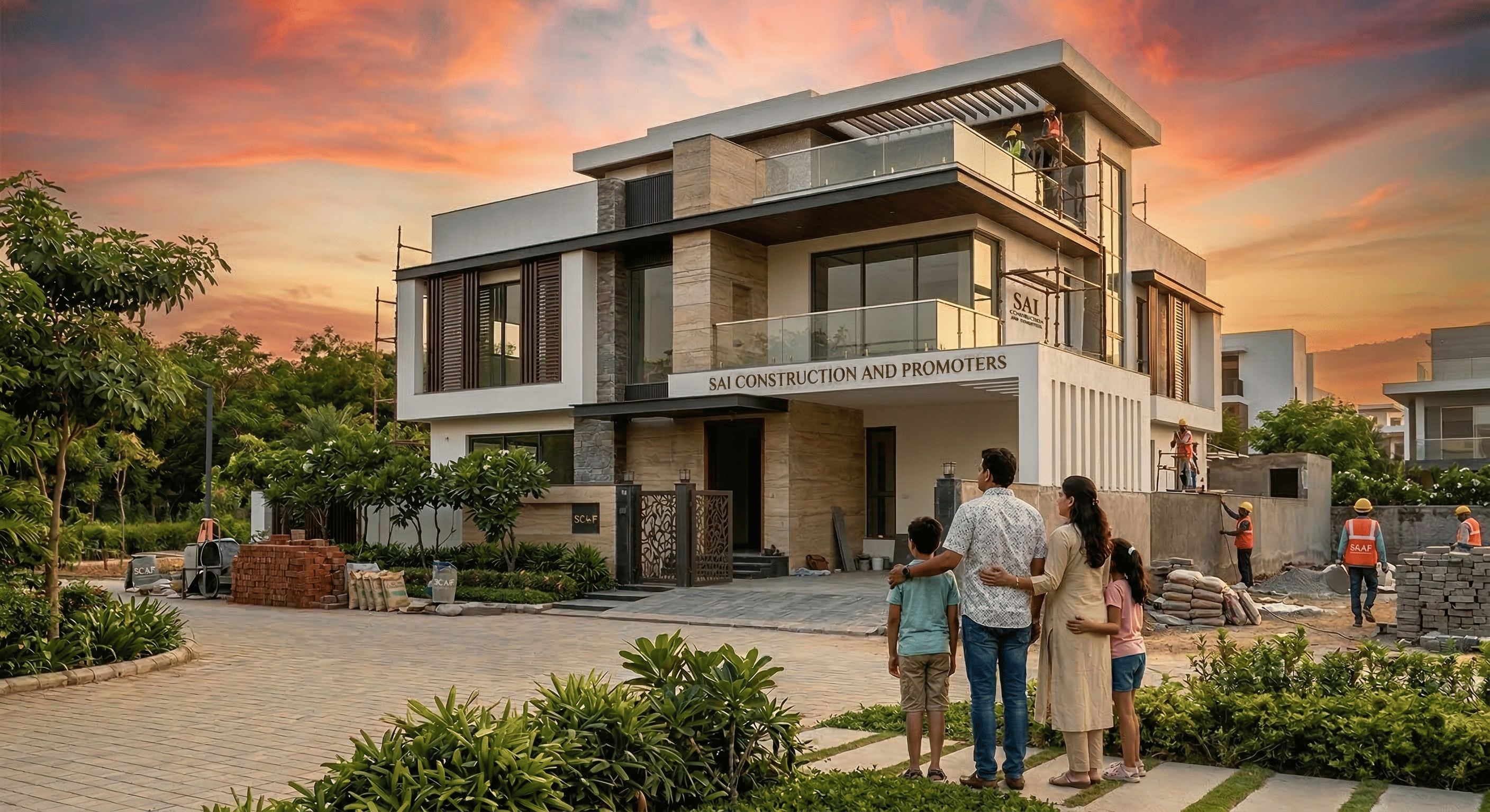 Sai Construction and Promoters site view